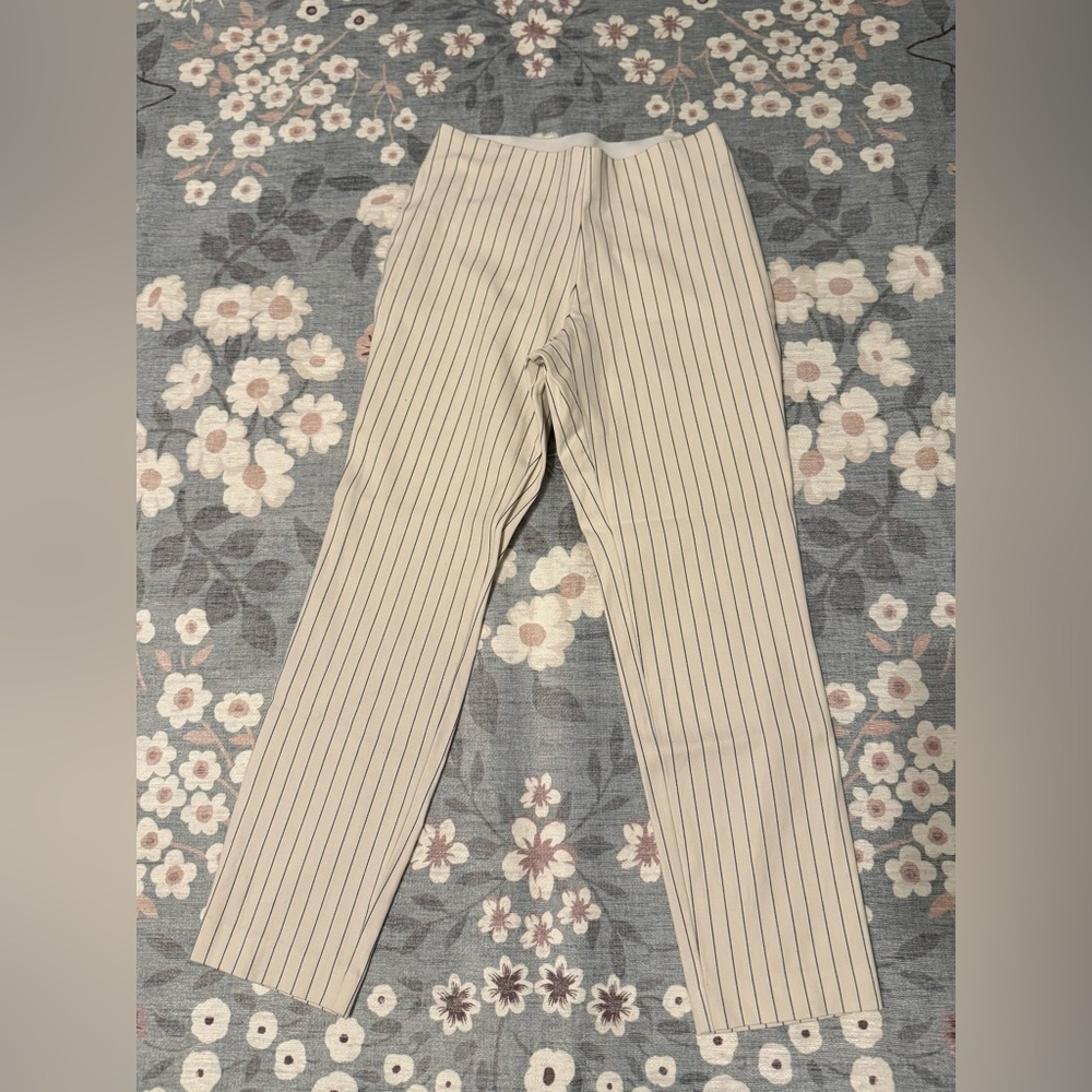 A New Day Cream and Black Striped Pants
